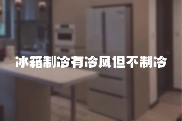冰箱制冷有冷風但不制冷