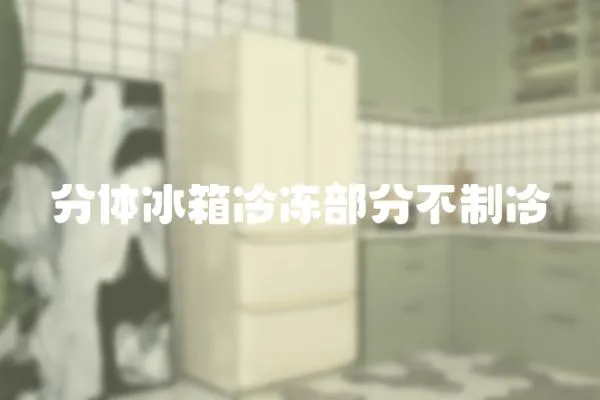 分體冰箱冷凍部分不制冷
