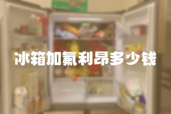 冰箱加氟利昂多少錢