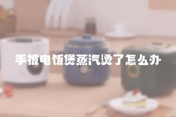 手被電飯煲蒸汽燙了怎么辦