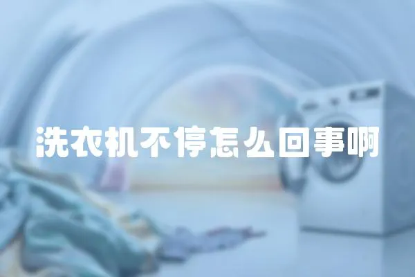 洗衣機不停怎么回事啊