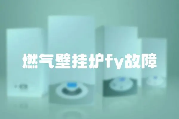 燃氣壁掛爐fy故障