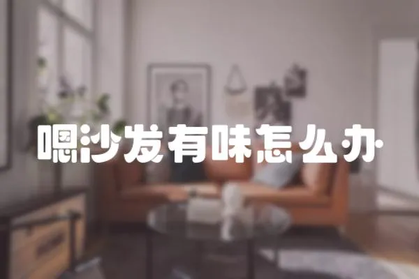 嗯沙發有味怎么辦