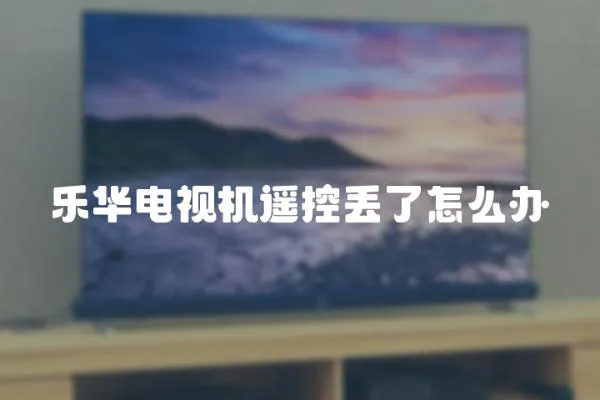 樂華電視機遙控丟了怎么辦