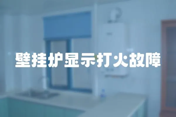 壁掛爐顯示打火故障