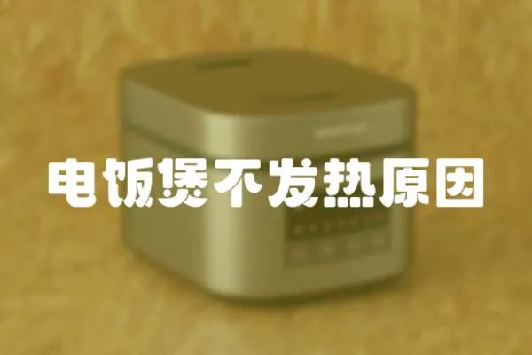 電飯煲不發熱原因