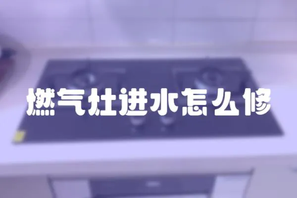 燃氣灶進水怎么修