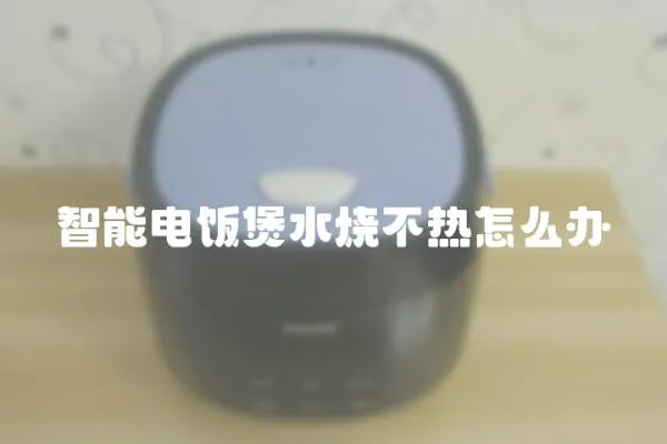 智能電飯煲水燒不熱怎么辦