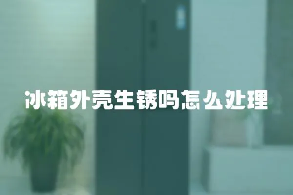 冰箱外殼生銹嗎怎么處理