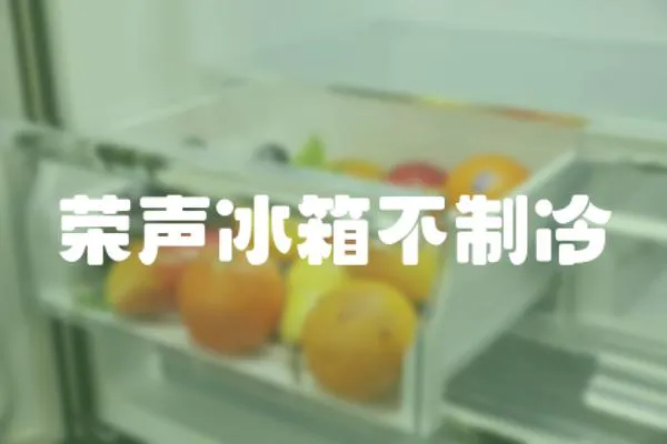 榮聲冰箱不制冷