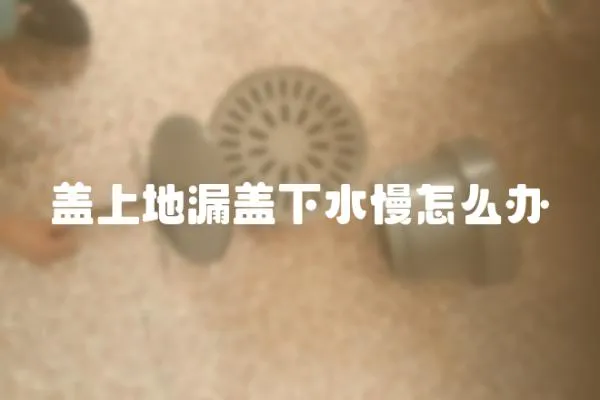 蓋上地漏蓋下水慢怎么辦