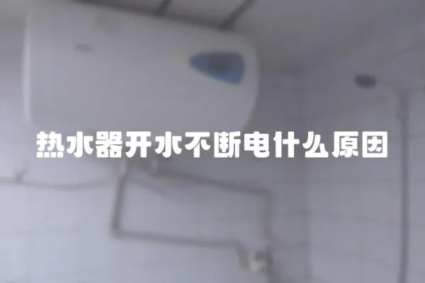 熱水器開水不斷電什么原因