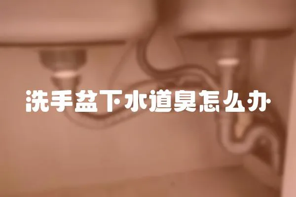 洗手盆下水道臭怎么辦