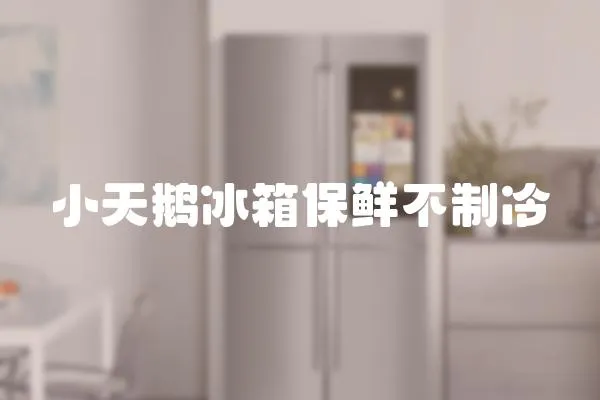 小天鵝冰箱保鮮不制冷