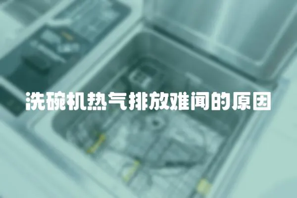 洗碗機熱氣排放難聞的原因