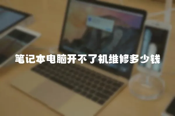 筆記本電腦開不了機(jī)維修多少錢