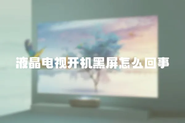 液晶電視開機黑屏怎么回事