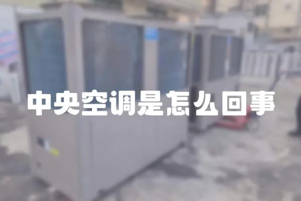 中央空調(diào)是怎么回事
