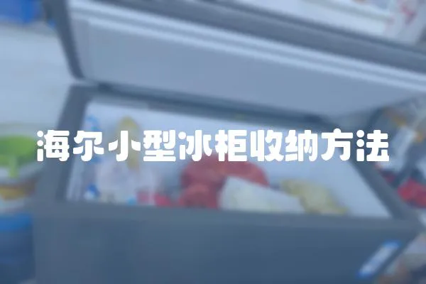 海爾小型冰柜收納方法