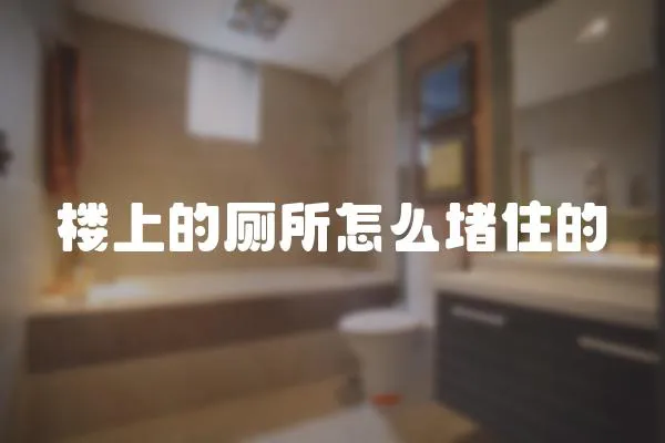 樓上的廁所怎么堵住的