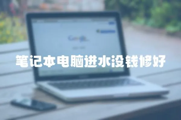 筆記本電腦進水沒錢修好