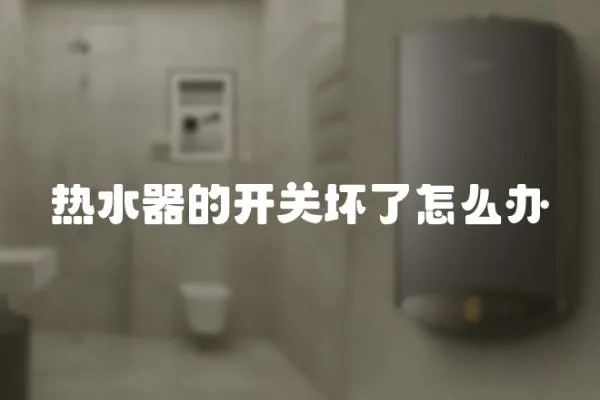 熱水器的開關(guān)壞了怎么辦