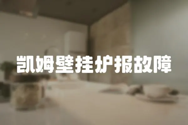 凱姆壁掛爐報(bào)故障