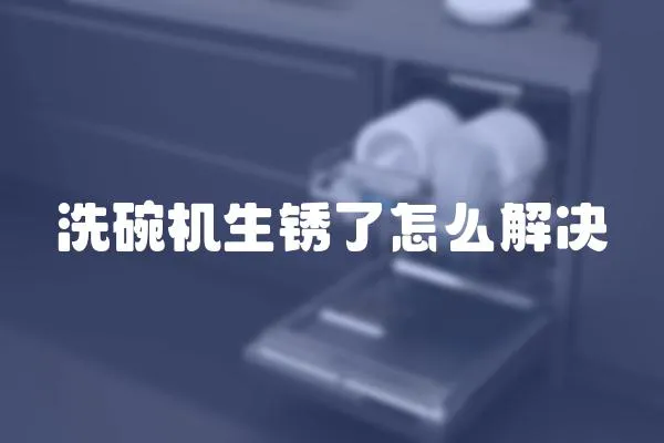 洗碗機生銹了怎么解決