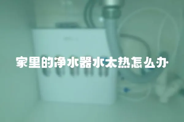 家里的凈水器水太熱怎么辦