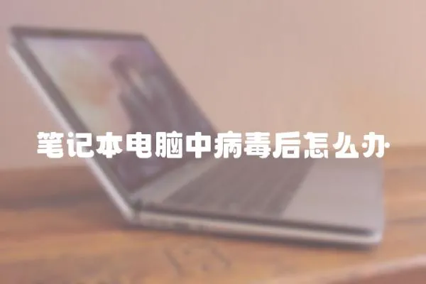筆記本電腦中病毒后怎么辦