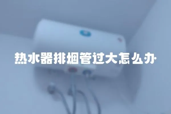 熱水器排煙管過大怎么辦