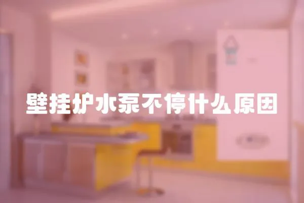 壁掛爐水泵不停什么原因
