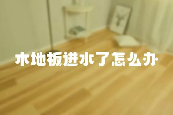 木地板進水了怎么辦