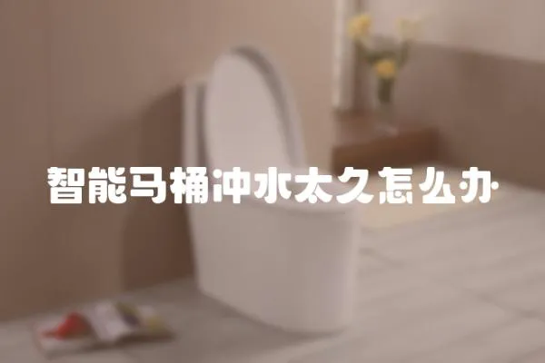 智能馬桶沖水太久怎么辦