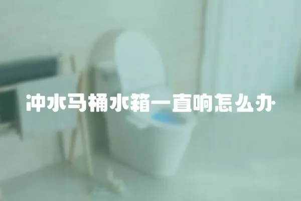 冲水马桶水箱一直响怎么办