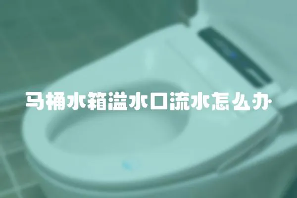 馬桶水箱溢水口流水怎么辦