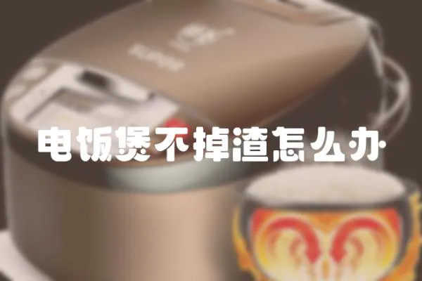 電飯煲不掉渣怎么辦