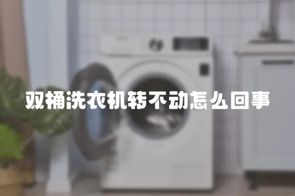 雙桶洗衣機轉不動怎么回事
