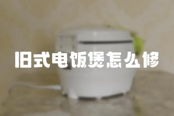 舊式電飯煲怎么修