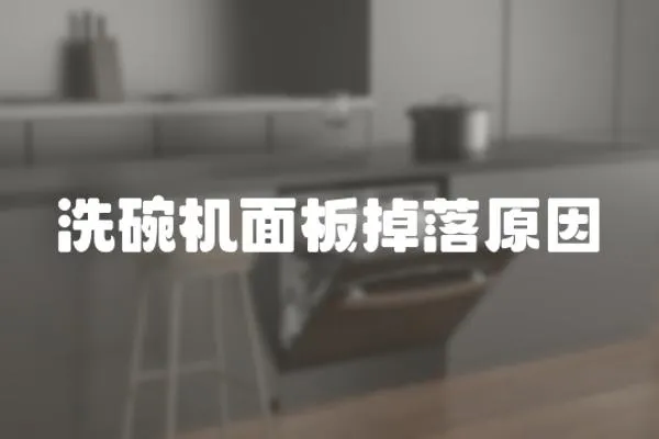 洗碗機面板掉落原因