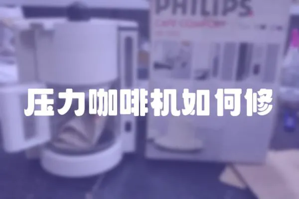 壓力咖啡機如何修