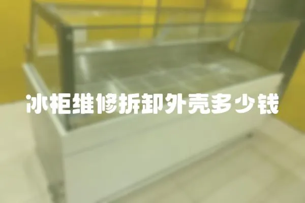 冰柜維修拆卸外殼多少錢