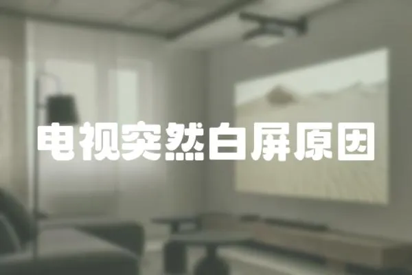 電視突然白屏原因