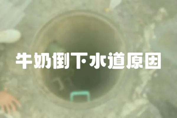 牛奶倒下水道原因