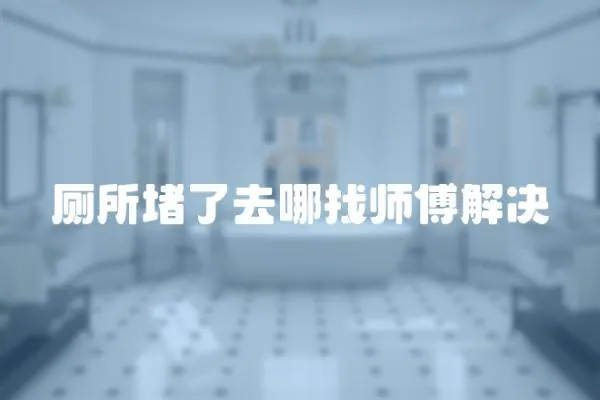 廁所堵了去哪找?guī)煾到鉀Q