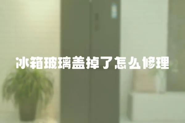 冰箱玻璃蓋掉了怎么修理
