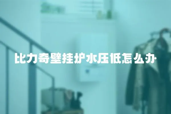 比力奇壁掛爐水壓低怎么辦