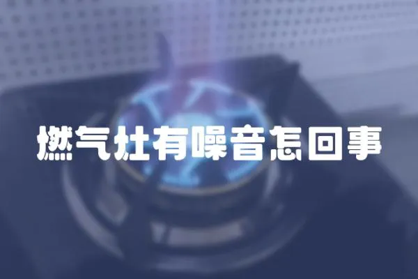 燃氣灶有噪音怎回事