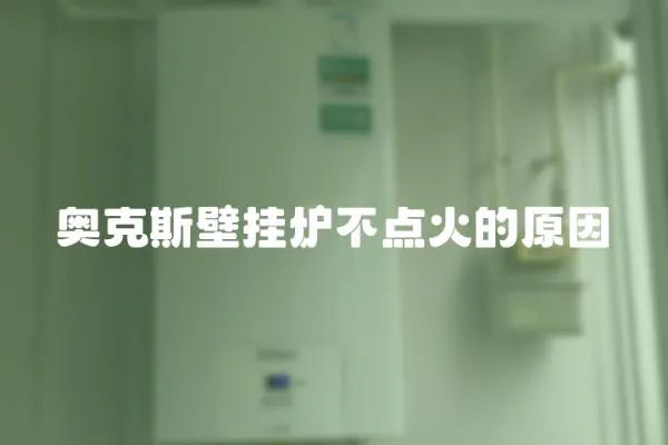 奧克斯壁掛爐不點(diǎn)火的原因