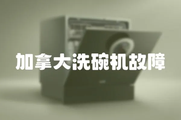 加拿大洗碗機故障